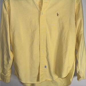 Ralph Lauren Yellow Casual Button Down Shirt